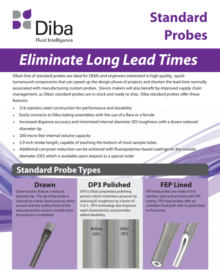 Standard Probes Brochure